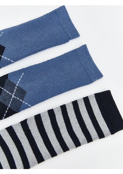 Desenli Erkek Çocuk Havlu Soket Çorap 3'lü (W5) modelleri