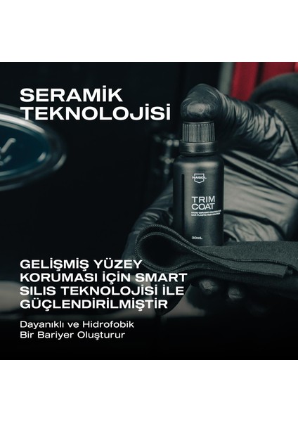 Trimcoat Araç Plastik Yenileyici,Onarıcı ve Koruyucu Nano Seramik Kaplama-2 Yıl Dayanım-30ml fırsatları