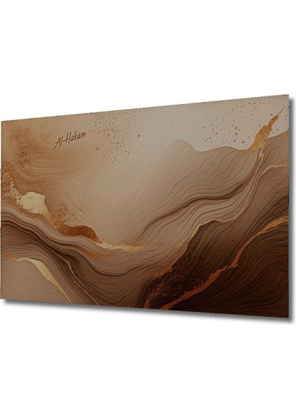 Altın Dokunuşlu Soyut Modern Sanat Dekoratif Ahşap Ev/işyeri/ofis Kare Tablo fiyatları