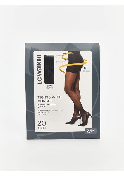 20 Denye Kadın Külotlu Çorap (W5)