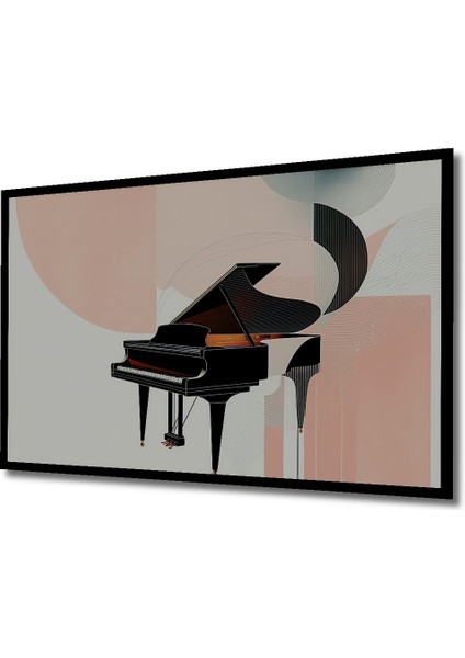 Çerçeve Görünümlü Modern Sanat Piyano Aşkı Dekoratif Ahşap Ev/işyeri/ofis Kare Tablo fiyatları