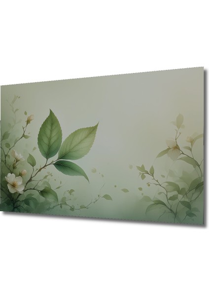 Sakura Çiçekleri Sulu Boya Görünümlü Dekoratif Ahşap Ev/işyeri/ofis Kare Tablo fiyatları