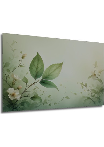 Sakura Çiçekleri Sulu Boya Görünümlü Dekoratif Ahşap Ev/işyeri/ofis Kare Tablo modelleri