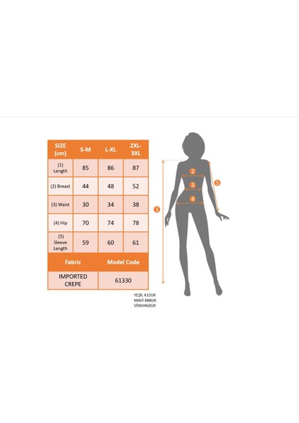 Kadın Uzun Kollu Bisiklet Yaka Beli Lastikli Fırfırlı Ithal Krep Elbise