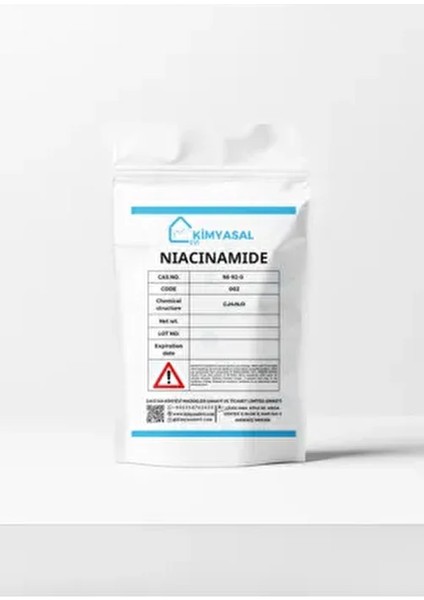 Niyasinamid (Vitamin B3) 100g Kırtasiye Ürünleri İçin Hammadde modelleri