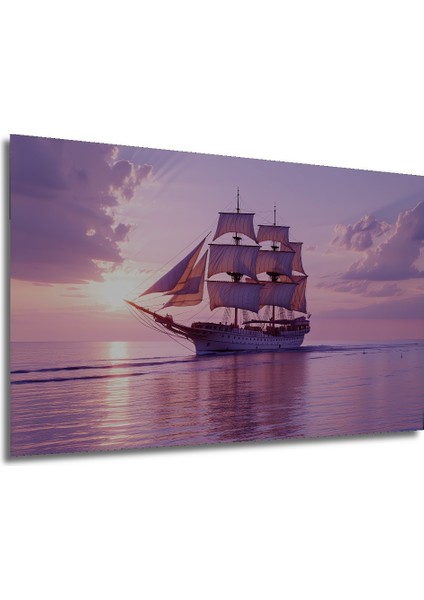 Gün Batımı Fırtınası Dekoratif Ahşap Ev/işyeri/ofis Kare Tablo modelleri