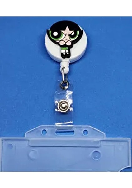 Yeşil KızYoyo Yaka Kartı 1 Adet Metal Klips ile Kolay Kullanım modelleri