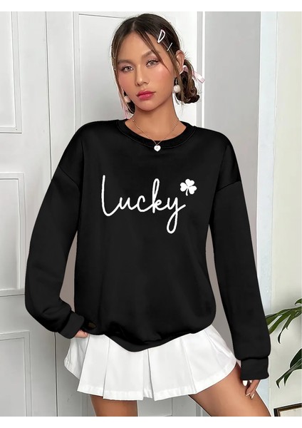 Kadın Uzun Kollu Bisiklet Yaka Viskon Iki Iplik Bluz