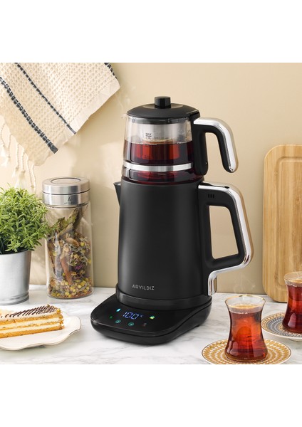 Vision Prime Çay Makinesi Mat Siyah