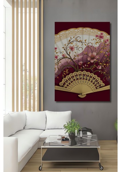 Osmanlı Esintili Çiçek Bahçesi Dekoratif Ahşap Ev/işyeri/ofis Kare Tablo