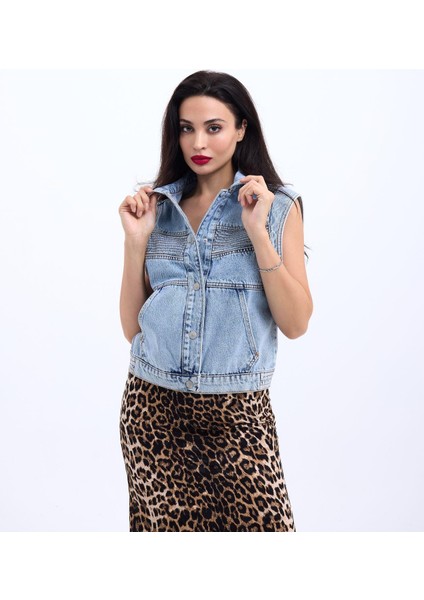 Ezel Glory 6779 Kot Yelek-Mavi modelleri