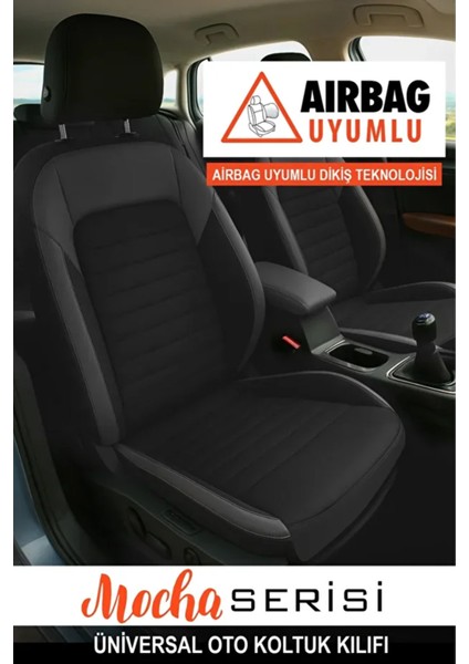 Dacia Duster Laureate 1.5 Dci 110 4x2 E2 I H Md 2018 Uyumlu Moka Serisi Siyah Oto Kılıfı Tam Set modelleri