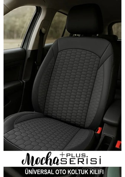 Fiat Doblo (Facelift 2015) 1.6 (105 Hp) Multijet 2019 Uyumlu Moka Plas Serisi Siyah Oto Kılıfı Tam Set