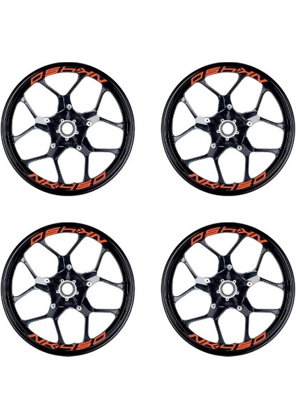 Neon Turuncu Cfmoto 450NK Yazılı 8 Li Jant Içi Yazı Sticker fiyatları