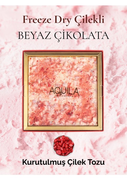 Freeze Dry Çilekli Beyaz Çikolata 250 gr fırsatları