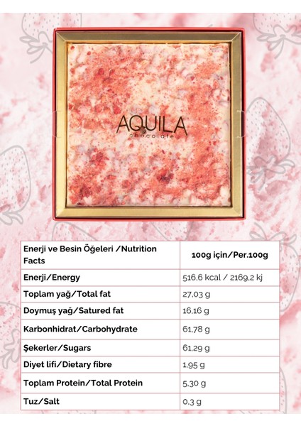 Freeze Dry Çilekli Beyaz Çikolata 250 gr indirimleri