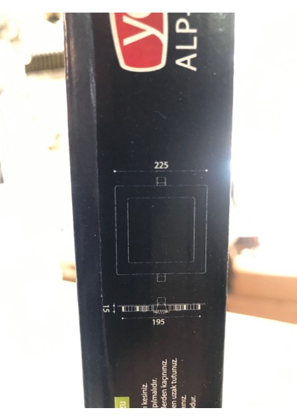 18 W Kare Siyah Kasa Günışığı LED Panel modelleri