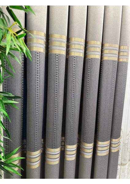 Mızraklı FT632256 V-5403 Gri 1/3 Sık Pile Fon Perde Apm fiyatları