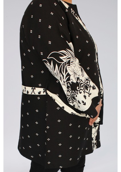 Viskon Kumaş Desenli Kadın Kimono modelleri