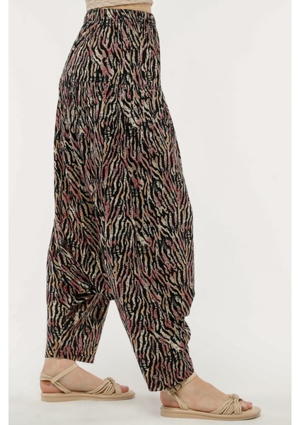 Desenli Viskon Kumaş Yöresel Şalvar