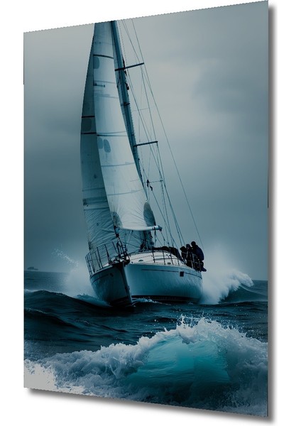 Yelkenli Modern Sanat Dekoratif Ahşap Ev/işyeri/ofis Kare Tablo fiyatları