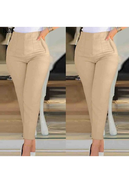 Kadın Üste Oturan Paçası Bilek Üzerinde Biten Krep Kumaş Pantolon, Kırmızı Gül Figürlü Kolye Hediye fiyatları