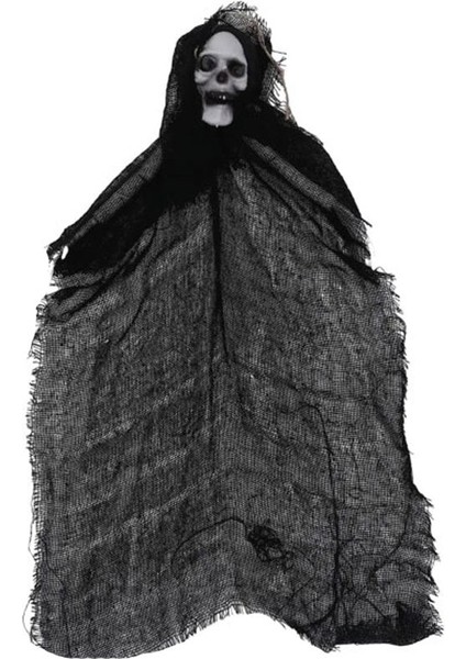 Halloween 1 Adet 50X60 cm Jüt Kumaş Kafatası Kurukafalı Iskelet Elli Dekor Korkuluk Süsü fiyatları