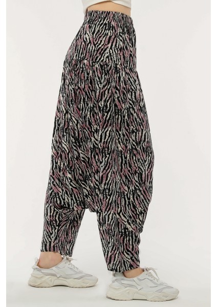 Viskon Kumaş Desenli Yöresel Şalvar