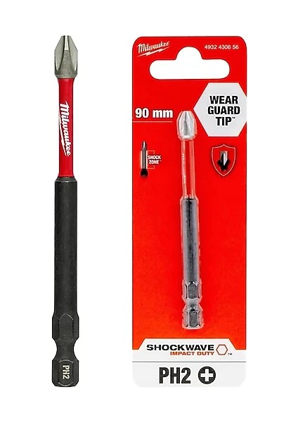 Wertec Ph2 Yıldız Bits Uç 90 mm Cobalt Çelik Vida Sıkma Ucu