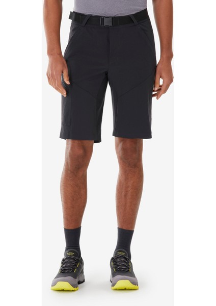 Quechua Erkek Outdoor Uzun Şort - Siyah - MH500