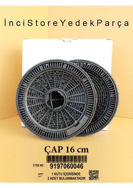 Ad 63330 S Vestel Davlumbaz Aspiratör Için Yeni Nesil Karbon Filtre Class fiyatları