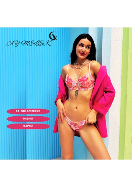 Kapsız Balenli Baskılı B-Cap Brode Takım fırsatları