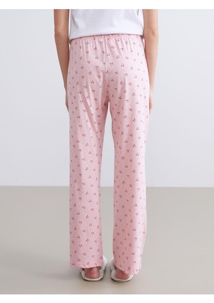 Beli Lastikli Desenli Kadın Pijama Altı (W5) fırsatları