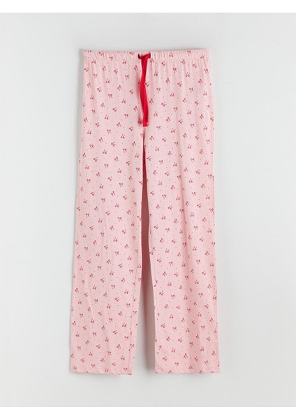 Beli Lastikli Desenli Kadın Pijama Altı (W5) indirimleri