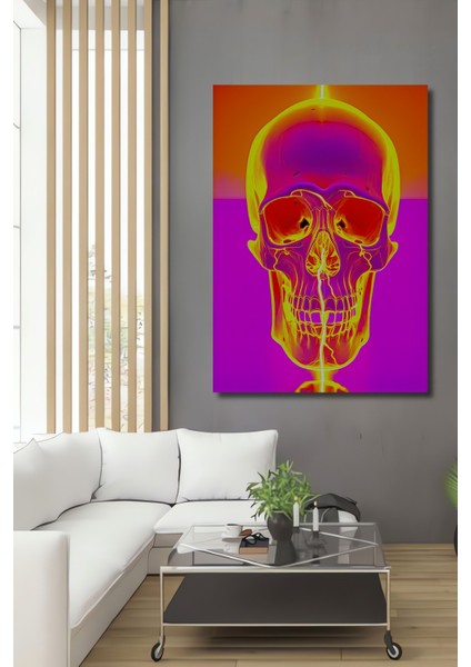 Neon Işık Ölüm Dansı Modern Sanat Dekoratif Ahşap Ev/işyeri/ofis Kare Tablo