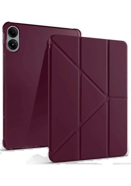 Xiaomi Redmi Pad Pro 12.1 Kılıf Kalemlikli Mars Tablet Kılıfı - Mor