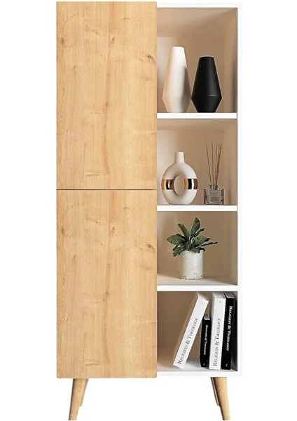 Logo Tex Çalışma Masası Takımı – Bilgisayar Masası, Kitaplık, Meşe-Beyaz indirimleri