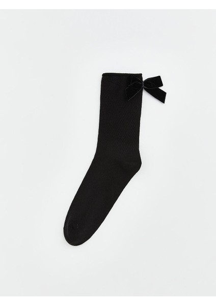 Fiyonklu Kadın Soket Çorap (W5)