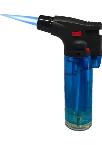 Bk Jet 1975 Torch Turbo Pürmüz Çakmak Mavi Doldurulabilir Hazneli