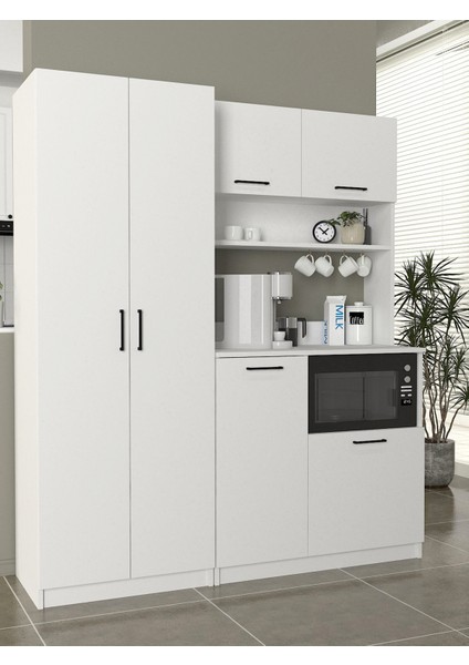Tuco 2 Kapakli - Tuco 5 Rafli Çok Amaçlı Dolap Beyaz fiyatları