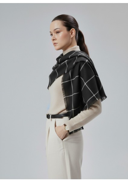 Kadın Yumuşak Dokulu Ekose Model Kışlık Şal fiyatları