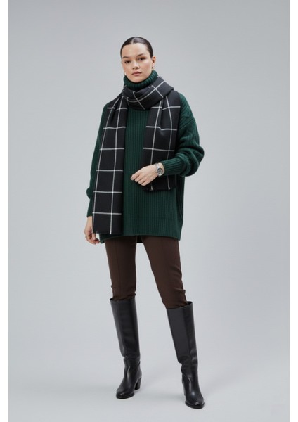 Kadın Yumuşak Dokulu Ekose Model Kışlık Şal modelleri