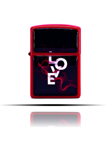 Love Basıkılı Kırmızı Benzinli Çakmak modelleri