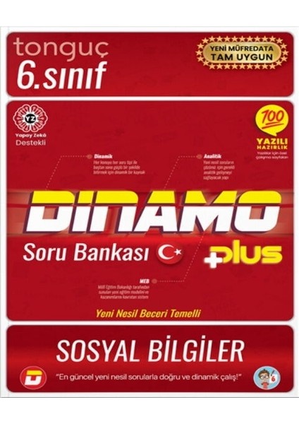 Tonguç Akademi 6. Sınıf Dinamo Sosyal Bilgiler Soru Bankası