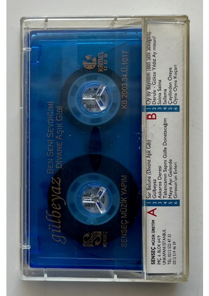 Gülbeyaz Ben Seni Sevdiğimi - Divane Aşık Gibi Kaset (Orijnal Dönem Baskı Kaset) fiyatları