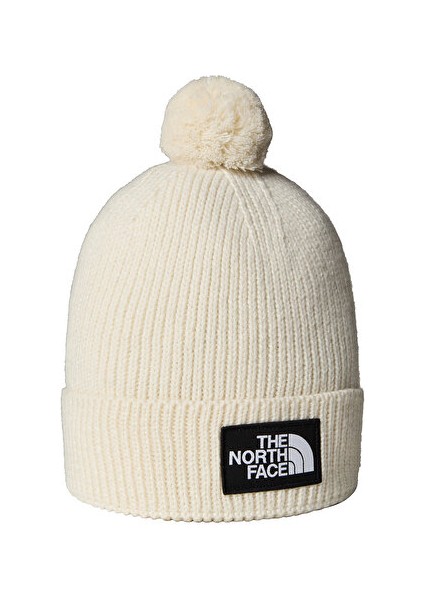 Tnf Logo Box Pom Beanie Bere NF0A8CHFQLI1 Beyaz
