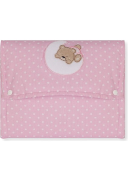 Luna Beyaz Pamuklu Nakışlı Çocuk Alt Açma Çantası