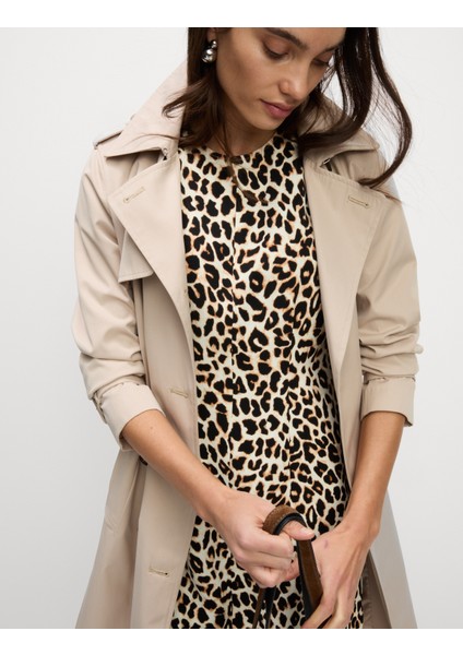 Yuvarlak Yaka Mini Elbise