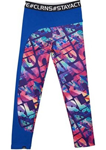 Stay Active Kız Çocuk Taytı Dinamik Desenli Tasarım fırsatları