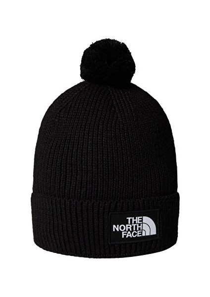 Tnf Logo Box Pom Beanie Bere NF0A8CHFJK31 Siyah